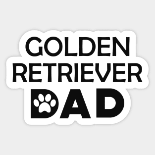 Golden Retriever Dad Sticker